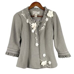 Anthro Nick and Mo Short Wool Jacket Anthropologie Size Medium